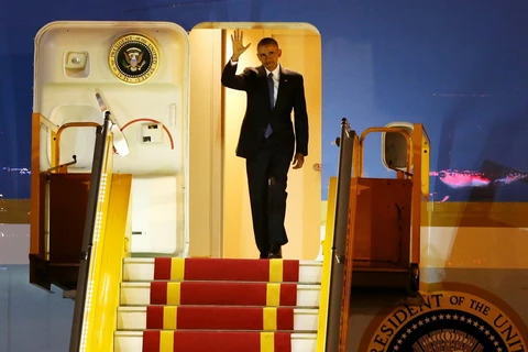 Tổng thống Mỹ Barack Obama chính thức thăm Việt Nam. (Nguồn: AP)