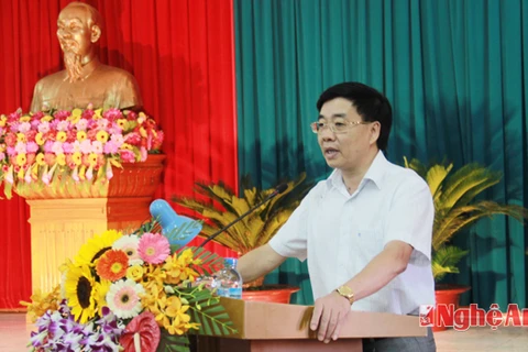 Ông Nguyễn Văn Thông giữ chức vụ Phó Bí thư Tỉnh ủy Nghệ An