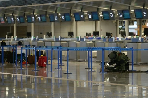 Khu vực làm thủ tục tại Sân bay quốc tế quốc tế Phố Đông. (Nguồn: Atimes.com)