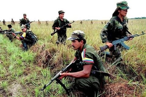 Các tay súng của FARC. (Nguồn: theguardian.com)