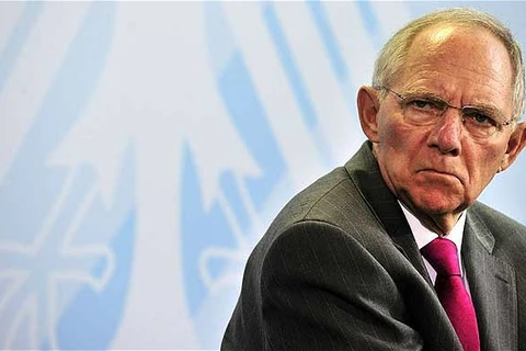 Bộ trưởng Tài chính Liên bang Đức Wolfgang Schäuble. (Nguồn: Telegraph)