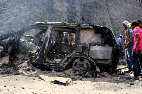 Một vụ đánh bom xe ở Yemen. (Ảnh minh họa. Nguồn: Daily Mail)