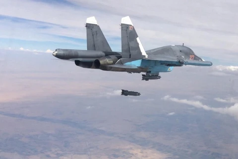 Máy bay chiến đấu Nga ở Syria (Ảnh: TASS)