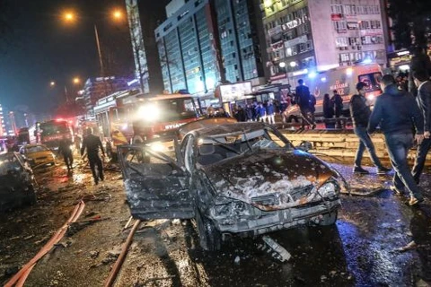 Một vụ đánh bom xe ở Thổ Nhĩ Kỳ. (Nguồn: Irishtimes)