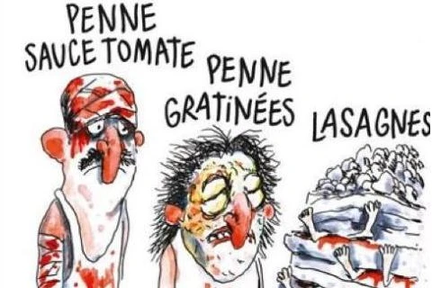 Italy phẫn nộ vì biếm họa về động đất của tạp chí Charlie Hebdo