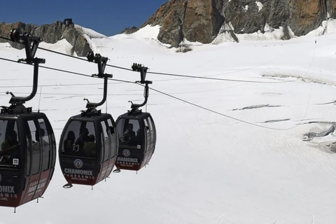 Cáp treo trên núi Alpe của Pháp. (Nguồn: ABCNews)