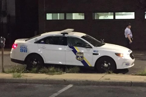 Xe ôtô của cảnh sát tại hiện trường. (Nguồn: Nbcphiladelphia.com)