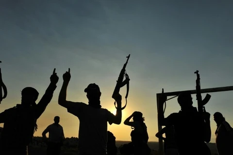 Các thành viên Mặt trận Al-Nusra, nay đã đổi tên thành Jabhat Fateh al-Sham. (Nguồn: AFP).