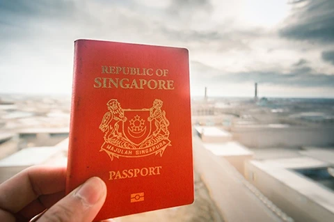 Hộ chiếu Singapore. (Nguồn: Drwealth.com)