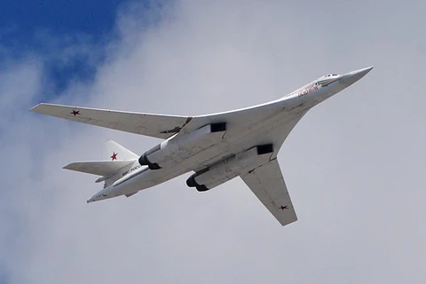 Máy bay ném bom Tu-160 của Nga. (Nguồn: Sputniknews.com)