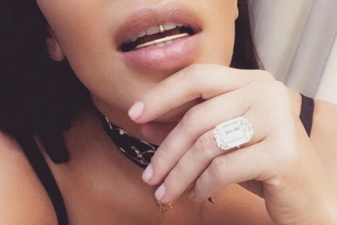 Kim Kardashian bị lấy trộm mất chiếc nhẫn quý giá. (Nguồn: Getty Images)