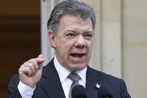 Tổng thống Colombia Juan Manuel Santos. (Nguồn: Panamapost)