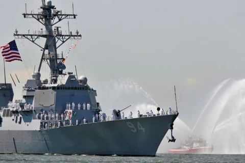 Tàu USS Mason của Mỹ. (Nguồn: Reuters)