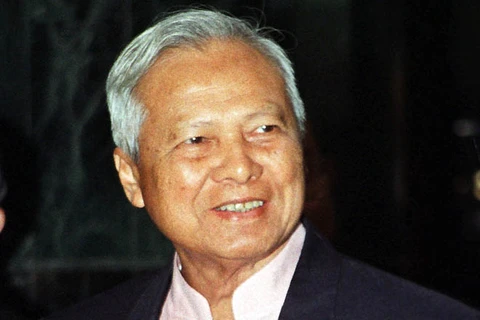 Chủ tịch Hội đồng Cơ mật Prem Tinsulanonda. (Nguồn: Asian Correspondent.com) 