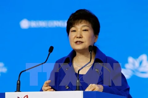 Tổng thống Hàn Quốc Park Geun Hye. (Nguồn: EPA/TTXVN)