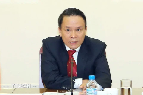 Ông Nguyễn Đức Lợi, Ủy viên Trung ương Đảng, Bí thư Đảng ủy, Tổng Giám đốc TTXVN. (Nguồn: TTXVN) 