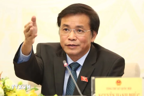 Tổng Thư ký Quốc hội, Chủ nhiệm Văn phòng Quốc hội Nguyễn Hạnh Phúc. (Ảnh: Phương Hoa/TTXVN)