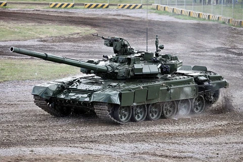 Xe tăng T-90. (Nguồn: Al Defaiya)