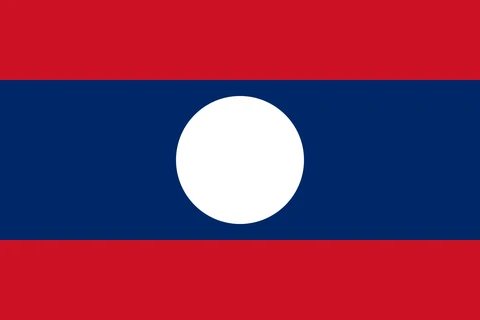Quốc kỳ của Lào. (Nguồn: Wikipedia)