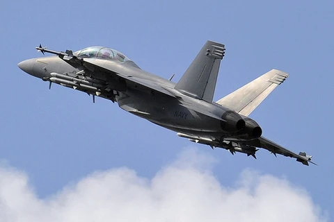 Máy bay chiến đấu F/A-18 của quân đội Mỹ. (Nguồn: Reuters)