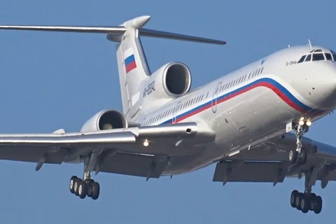Một chiếc Tu-154. (Nguồn: YouTube)