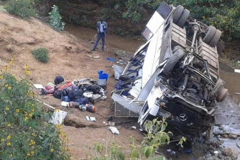 Hiện trường vụ tai nạn xe buýt ở Kenya. (Ảnh minh họa. Nguồn: ABC)