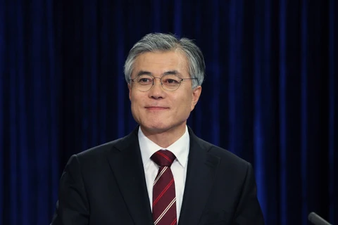 Cựu Chủ tịch đảng Minjoo Moon Jae-in. (Nguồn: Alchetron)