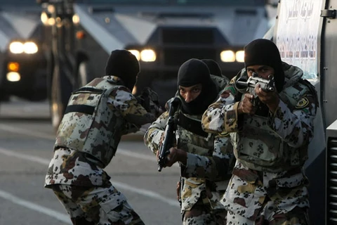 Lực lượng an ninh Saudi Arabia. (Nguồn: AFP)
