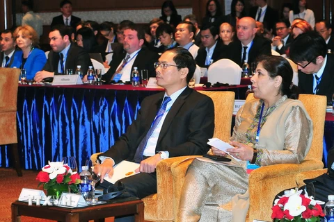 Đại biểu các nước tham dự hội nghị. (Ảnh: Nguyễn Khang/TTXVN