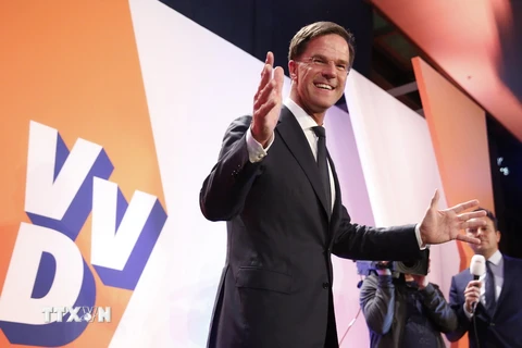 Thủ tướng Hà Lan Mark Rutte. (Nguồn: THX/TTXVN)
