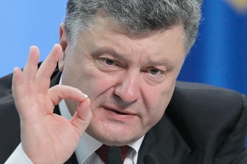 Tổng thống Ukraine Petro Poroshenko. (Nguồn: AP)