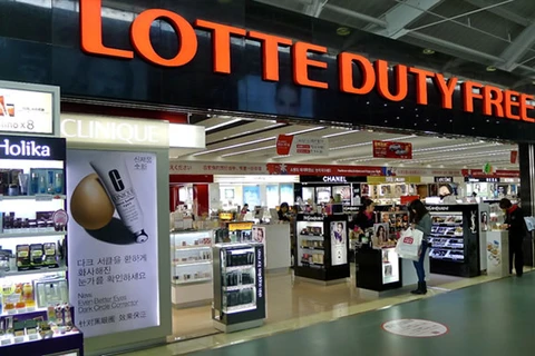 Cửa hàng miễn thuế Lotte ở, Busan, Hàn Quốc. (Nguồn: Business Korea​)
