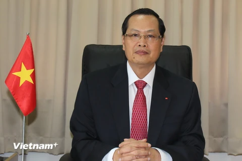 Đại sứ Việt Nam tại Singapore Nguyễn Tiến Minh. (Ảnh do Đại sứ quán Việt Nam tại Singapore cung cấp)