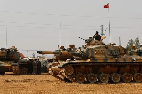 Xe tăng của quân đội Thổ Nhĩ Kỳ. (Nguồn: Sputnik)