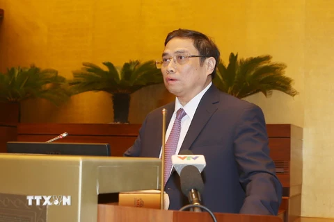Ông Phạm Minh Chính, Ủy viên Bộ Chính trị, Bí thư Trung ương Đảng, Trưởng Ban Tổ chức Trung ương. (Nguồn: TTXVN)