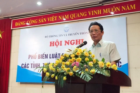 Ông Hoàng Vĩnh Bảo, Thứ trưởng Bộ Thông tin và Truyền thông. (Ảnh: Trung Hiền/Vietnam+)