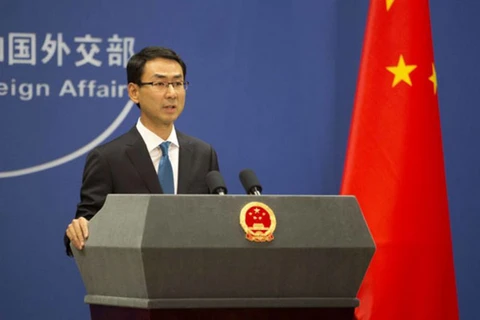 Người phát ngôn Bộ Ngoại giao Trung Quốc Cảnh Sảng. (Nguồn: Reuters)