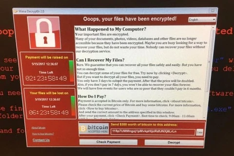 Hệ thống máy tính bị tấn công và đòi tiền chuộc. (Nguồn: PA)