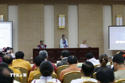 Quang cảnh Hội nghị Hòa bình liên bang của Myanmar ngày 26/5. (Nguồn: EPA/TTXVN)