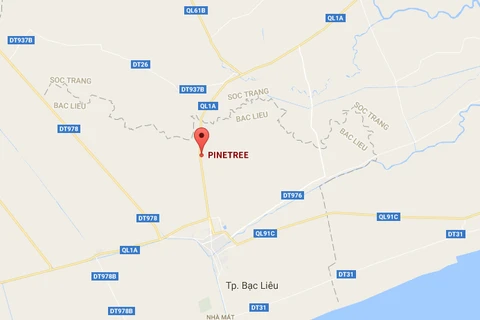 Vị trí công ty Pinetree. (Nguồn: Google Maps)