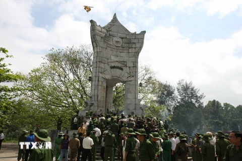 Nghĩa trang Trường Sơn, tỉnh Quảng Trị. (Ảnh: Phương Hoa/TTXVN)