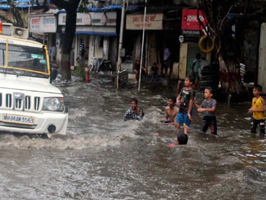 Mưa lớn gây ngập ở Ấn Độ. (Nguồn: PTI)