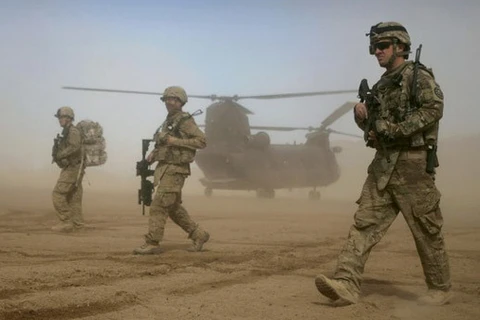 Binh sỹ Mỹ ở Afghanistan. (Nguồn: AP)