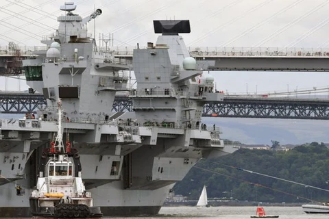 Tàu sân bay HMS Queen Elizabeth. (Nguồn: Getty Images)