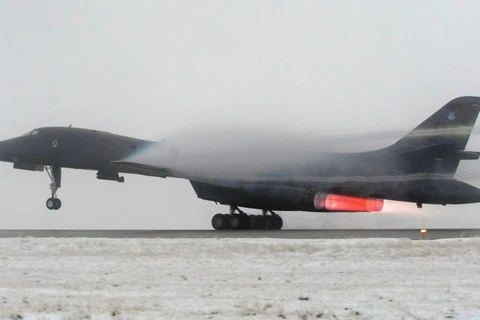 Máy bay ném bom chiến lược tầm xa B-1B của Mỹ. (Nguồn: Reuters)