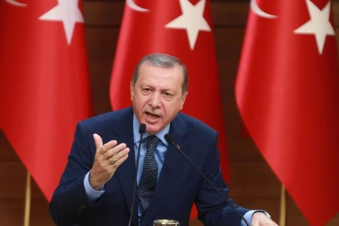 Tổng thống Thổ Nhĩ Kỳ Recep Tayyip Erdogan. (Nguồn: Ekathimerini)