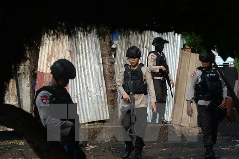 Cảnh sát Indonesia. (Nguồn: THX/TTXVN) 