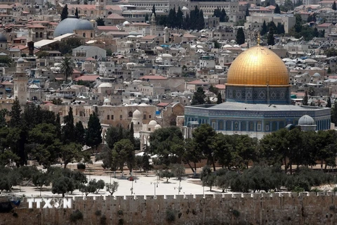 Toàn cảnh đền thờ Hồi giáo al-Aqsa ở Jerusalem ngày 17/7. (Nguồn: AFP/TTXVN)