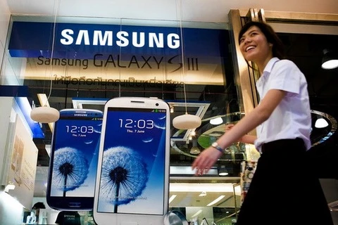 Một cửa hàng của Samsung. (Nguồn: Bloomberg)