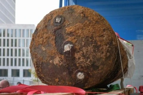 Quả bom nặng 1,4 tấn. (Nguồn: AFP)